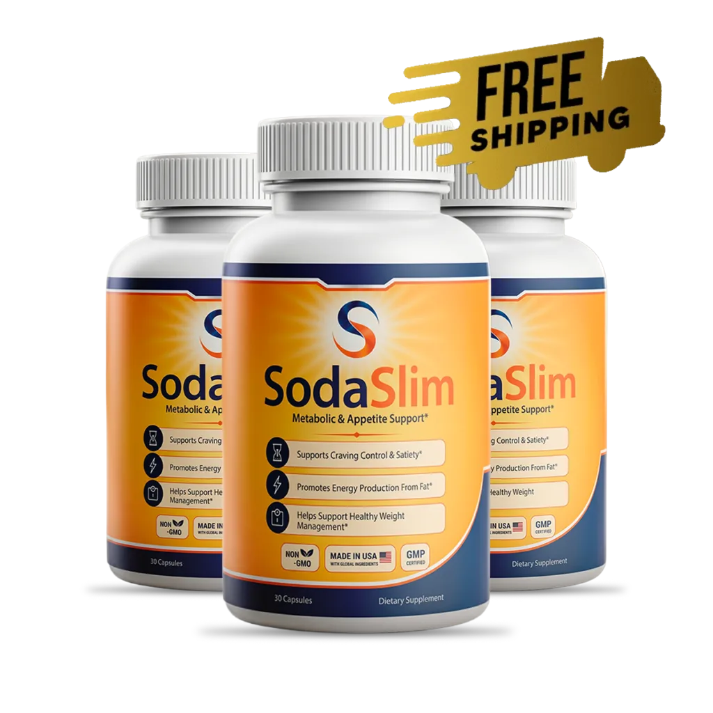 SodaSlim 3 bottles pack - 90 day supply with free US shipping