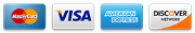 Accepted secure payment methods for SodaSlim: Visa, Mastercard, American Express and Discover