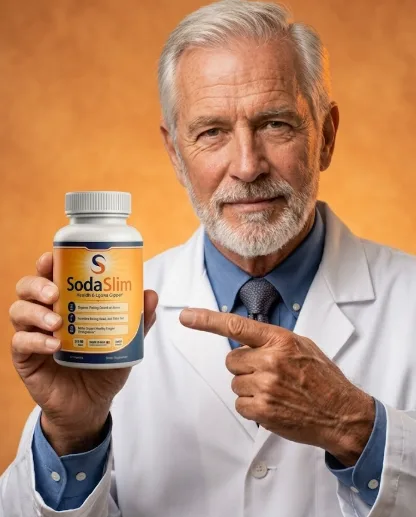 SodaSlim main product image showing the natural weight loss supplement